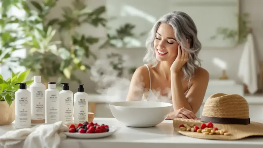 Hoe grijs haar gezond te houden en droogheid en broosheid te voorkomen