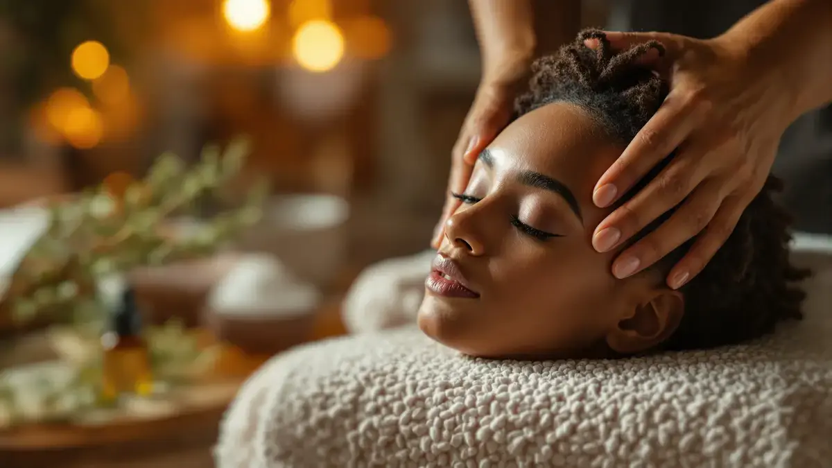 Een geheime methode voor hoofdhuidmassage die de haargroei stimuleert en roos vermindert.