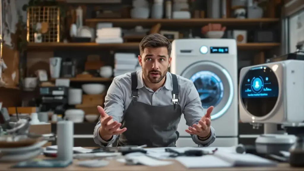 Een monteur van wasmachines onthult een geheim dat zijn vak overbodig zou kunnen maken